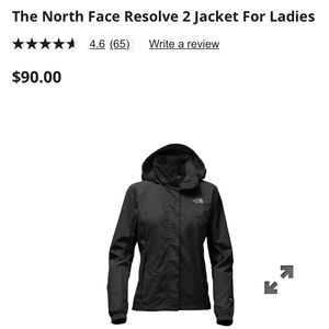 North Face resolve 2 jacket